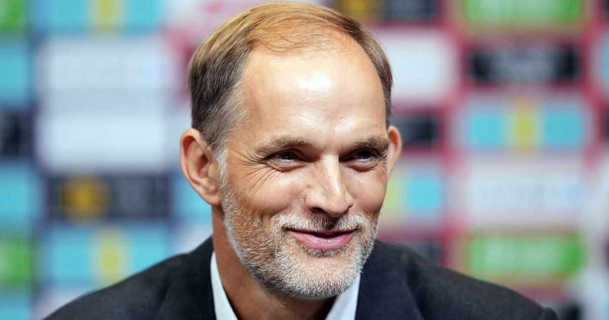 Sport Bilder des Tages England press conference, PK, Pressekonferenz - Wembley Stadium Newly appointed England head coach Thomas Tuchel during a press conference at Wembley Stadium, London. Picture date: Wednesday October 16, 2024. Use subject to restrictions. Editorial use only, no commercial use without prior consent from rights holder. PUBLICATIONxNOTxINxUKxIRL Copyright: xJohnxWaltonx 77823181