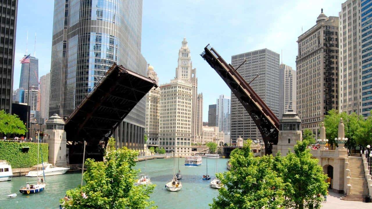 Downtown Chicago Waterfront, Illinois