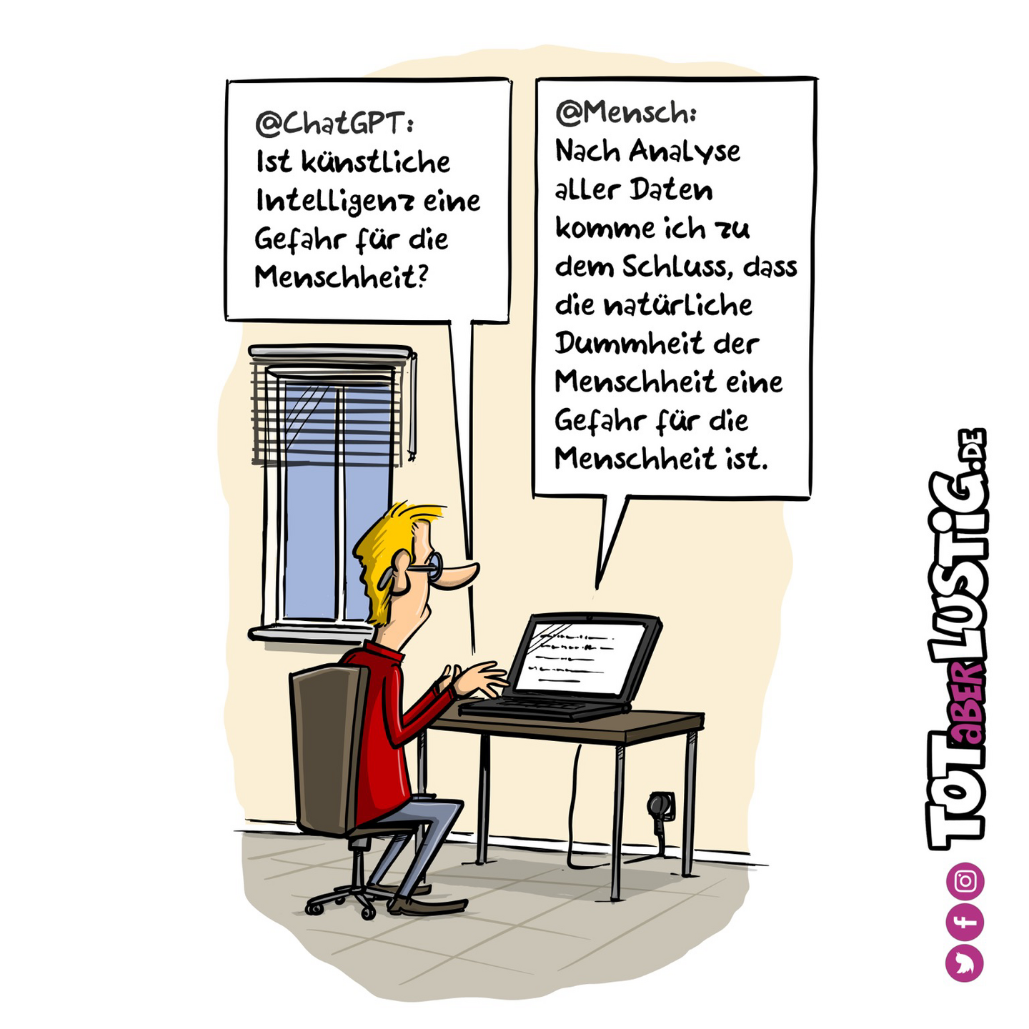 Tot, aber lustig: "Mein Cartoon aus der Sddeutsc" - NRW.social