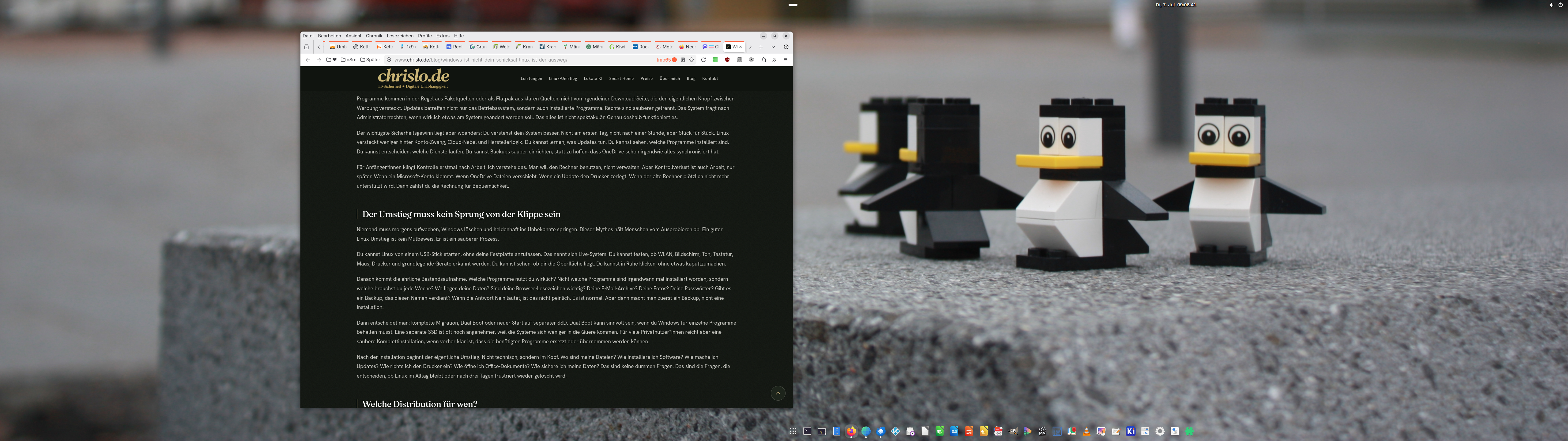 Mein Gnome-Desktop